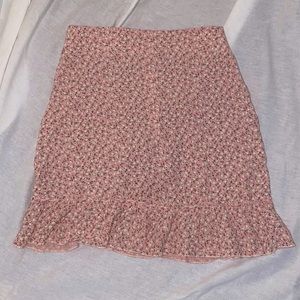 Pink Cara Ruffle Skirt